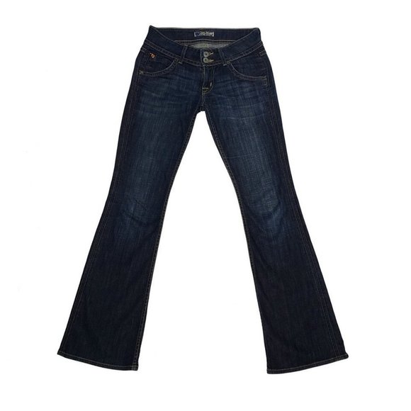 Hudson Hip Hugger Dark Indigo Boot Cut Skinny Jean - Picture 1 of 13